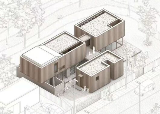 Axonometric Architectural Diagrams using Photoshop & Revit