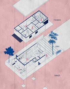 Illustrative Axonometric Diagrams for Interior Design